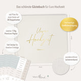 Gästebuch zur Hochzeit Offwhite