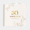 Gaestebuch 30. Geburtstag Beige