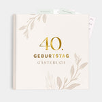 Gaestebuch 40. Geburtstag Beige