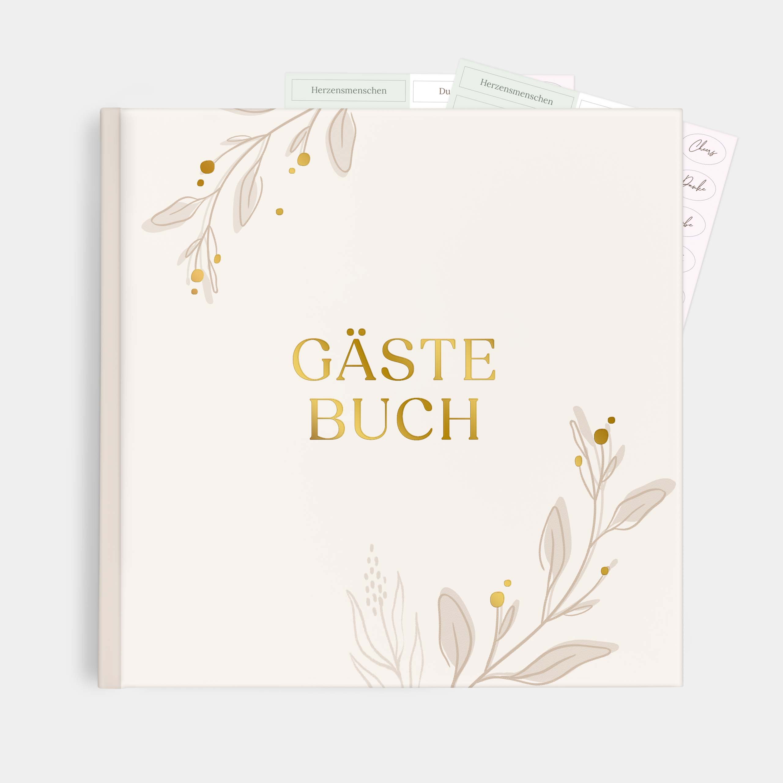Gaestebuch Geburtstage Beige