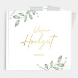 Gästebuch zur Hochzeit Greenery