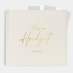 Gästebuch zur Hochzeit Offwhite