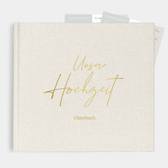 Gästebuch zur Hochzeit Offwhite