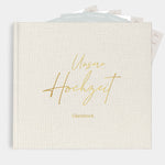 Gästebuch zur Hochzeit Offwhite