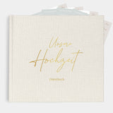 Gästebuch zur Hochzeit Offwhite