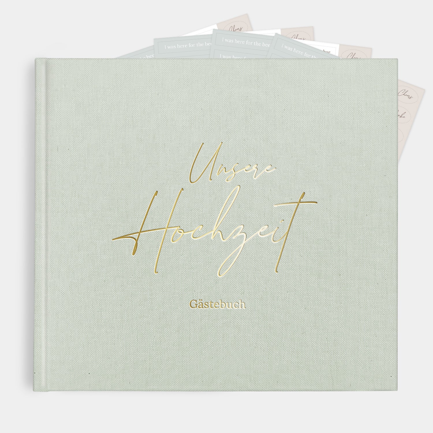 Gästebuch zur Hochzeit Salbei