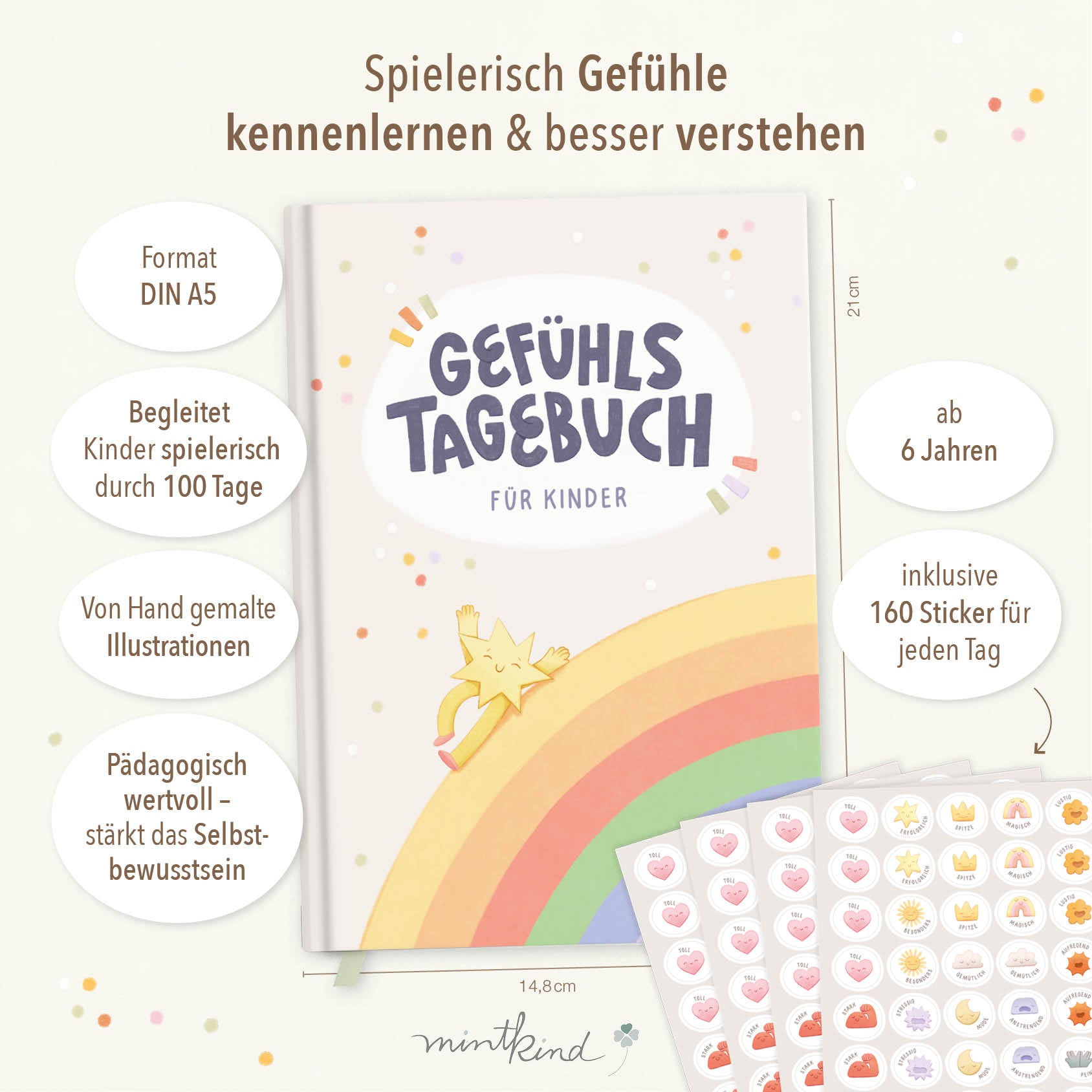 Gefühlstagebuch Regenbogen