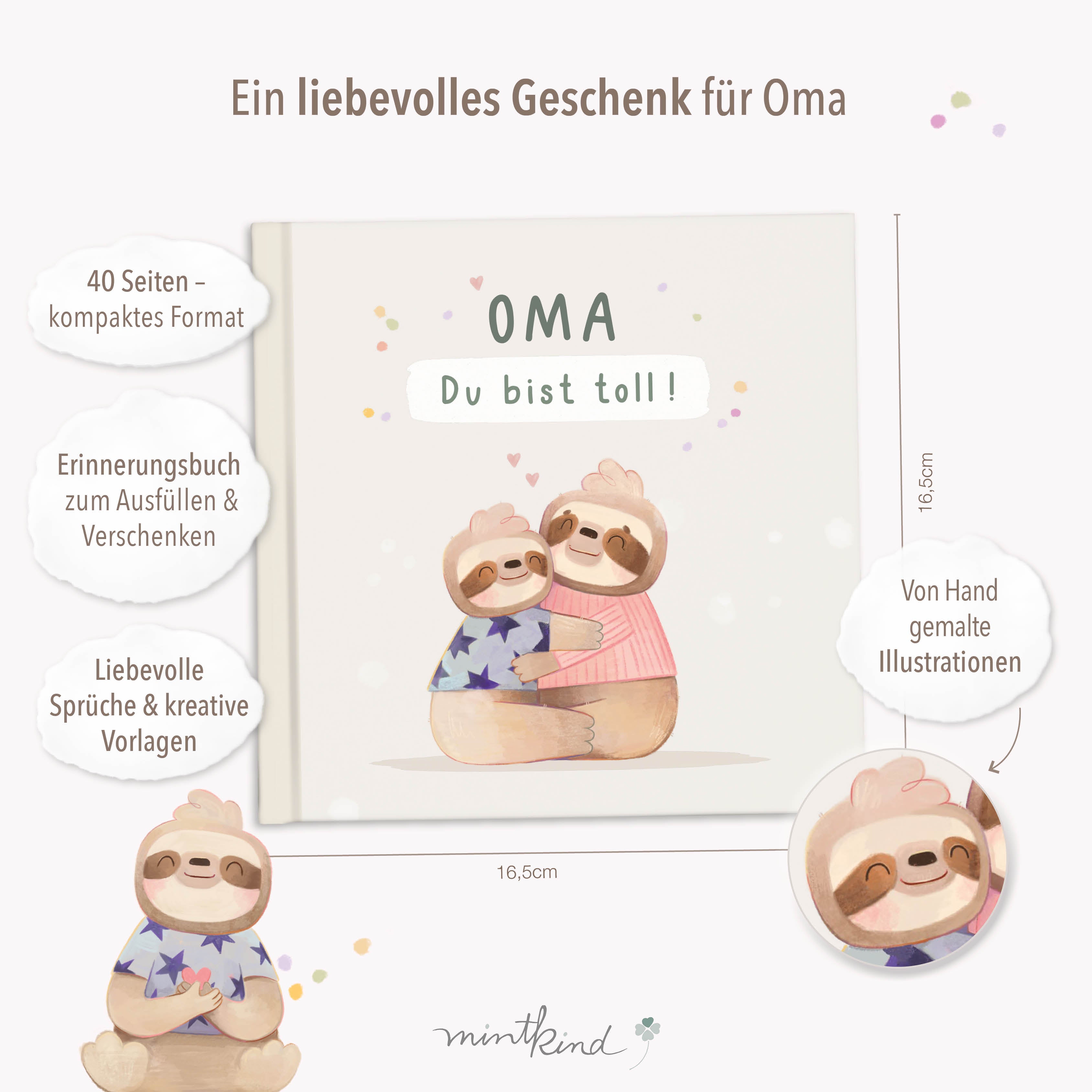 Geschenkbuch Oma Erinnerung 