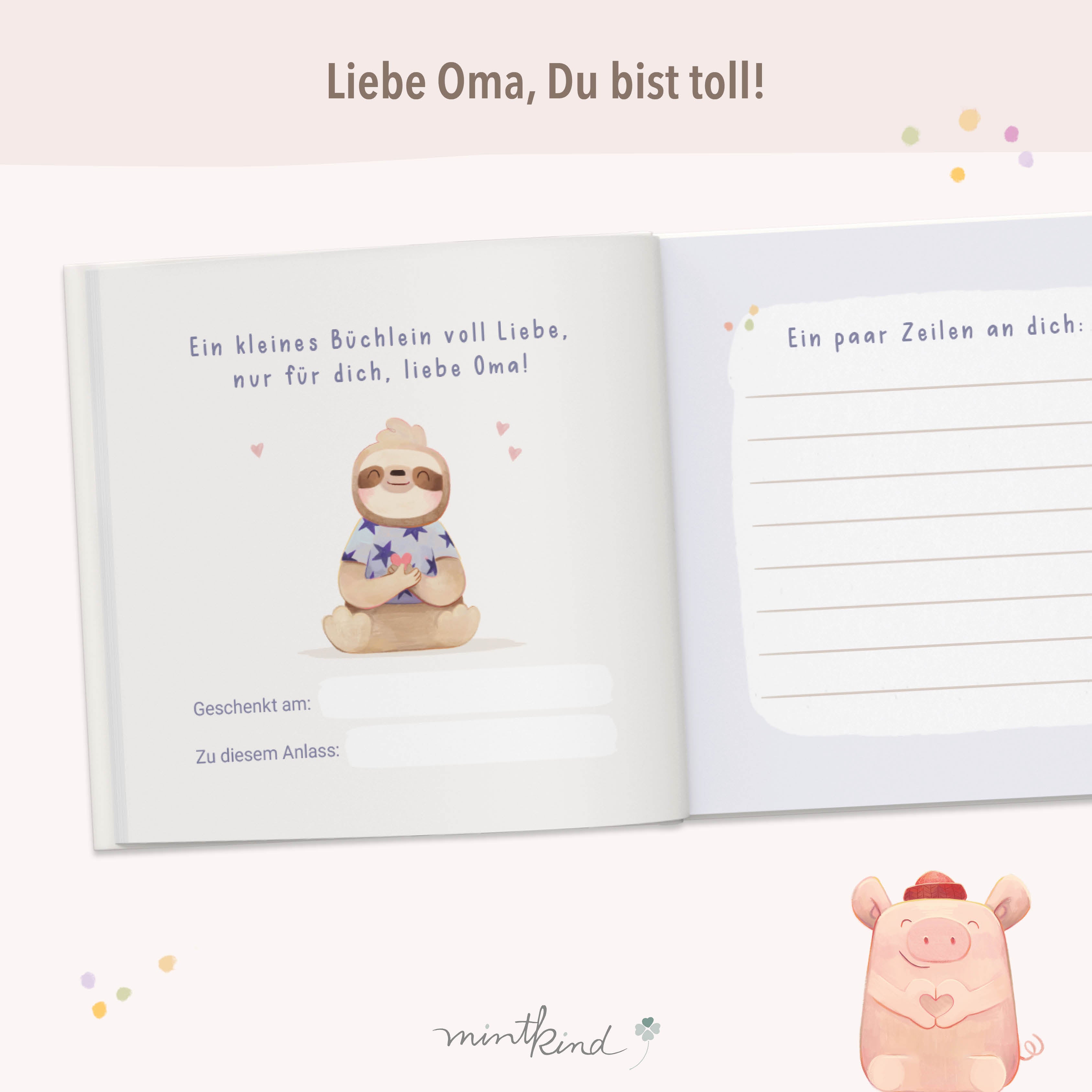 Geschenkbuch Oma Erinnerung 
