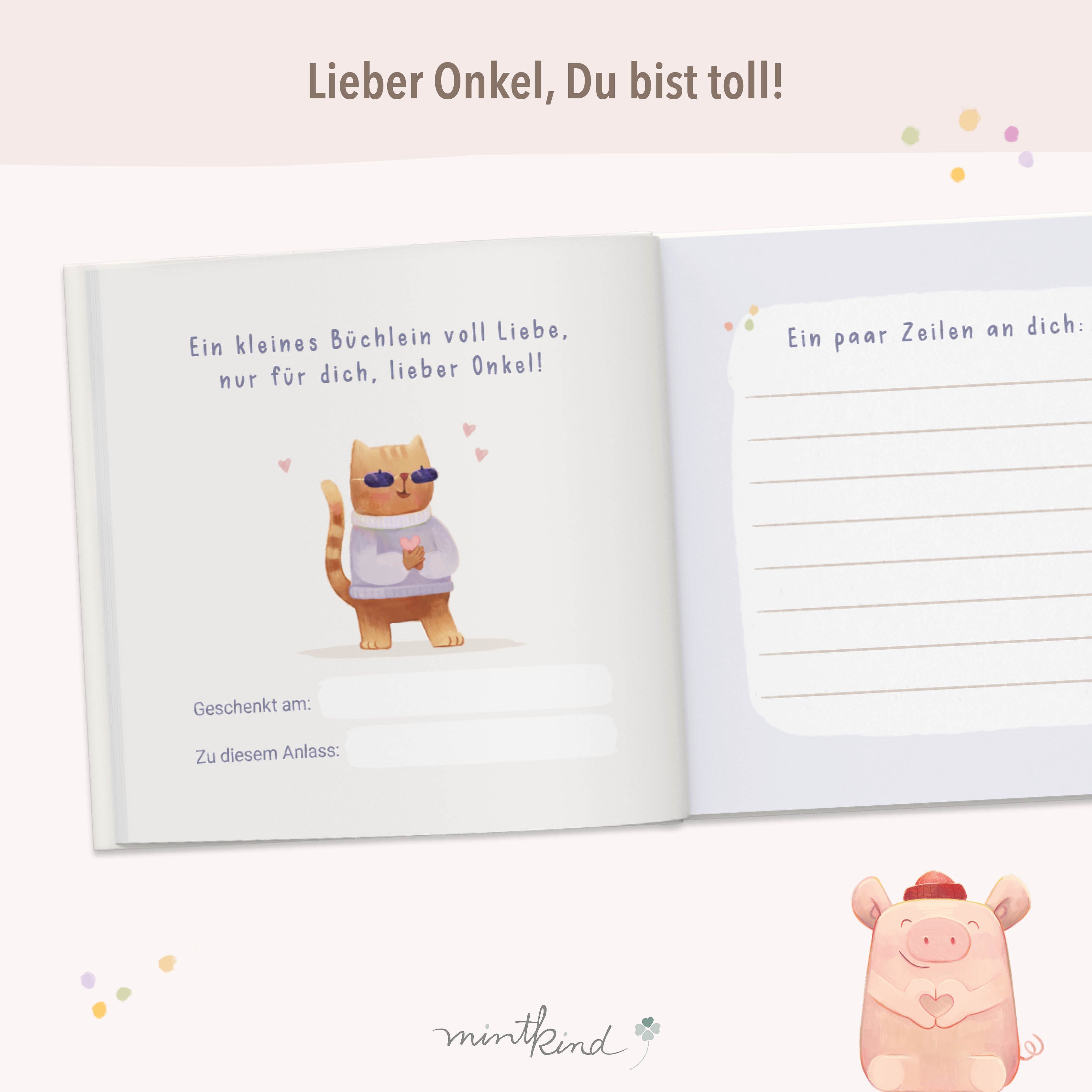 Geschenkbuch Onkel Erinnerung 