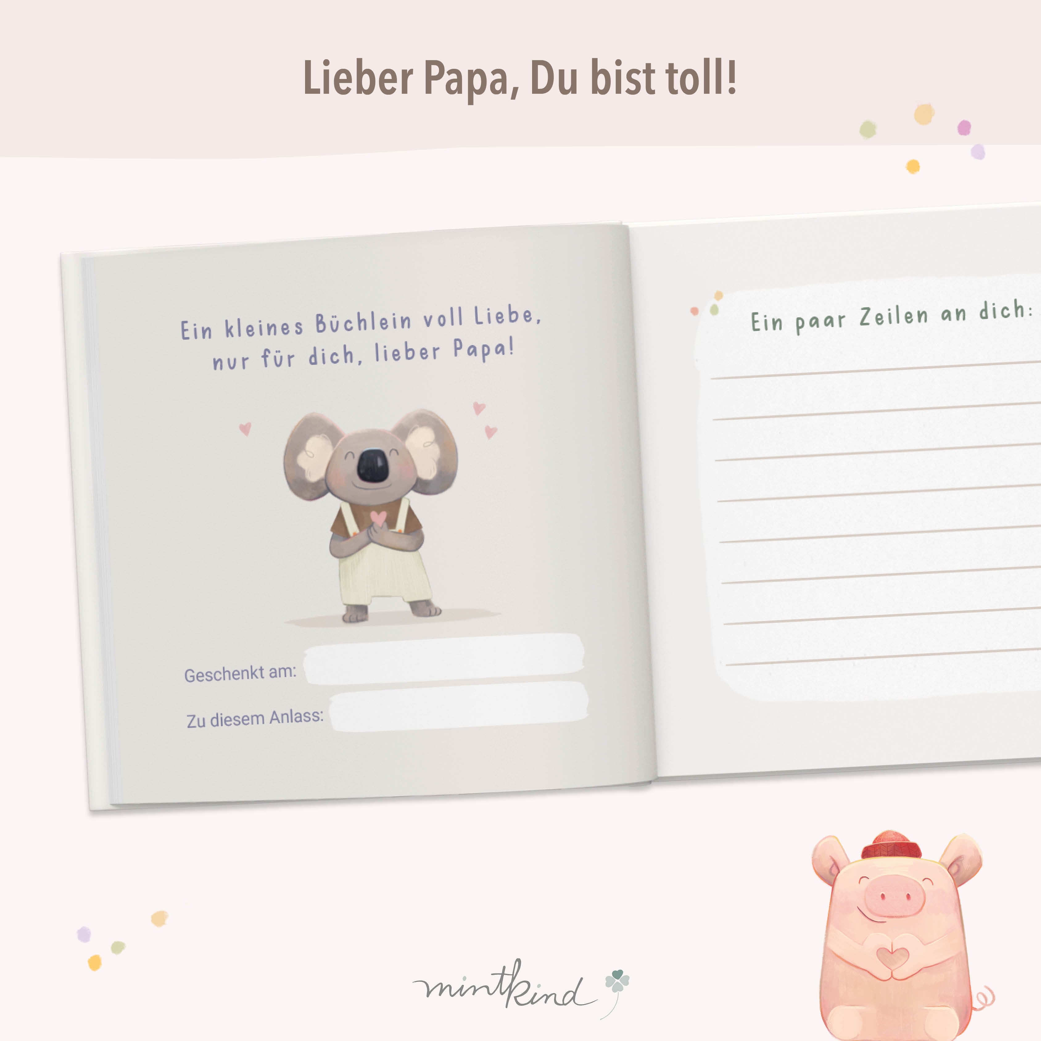 Geschenkbuch Papa Erinnerung 