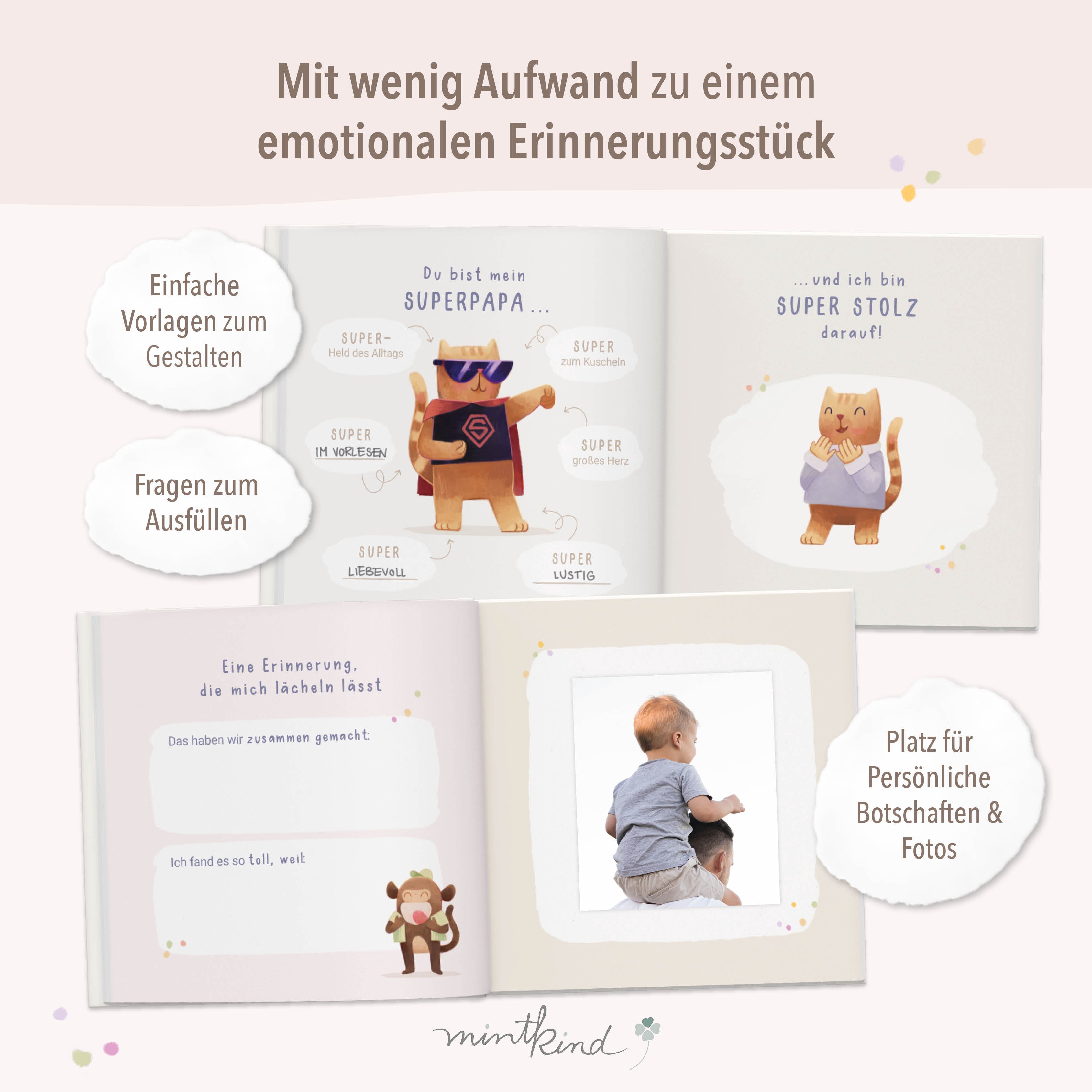 Geschenkbuch Papa Erinnerung 