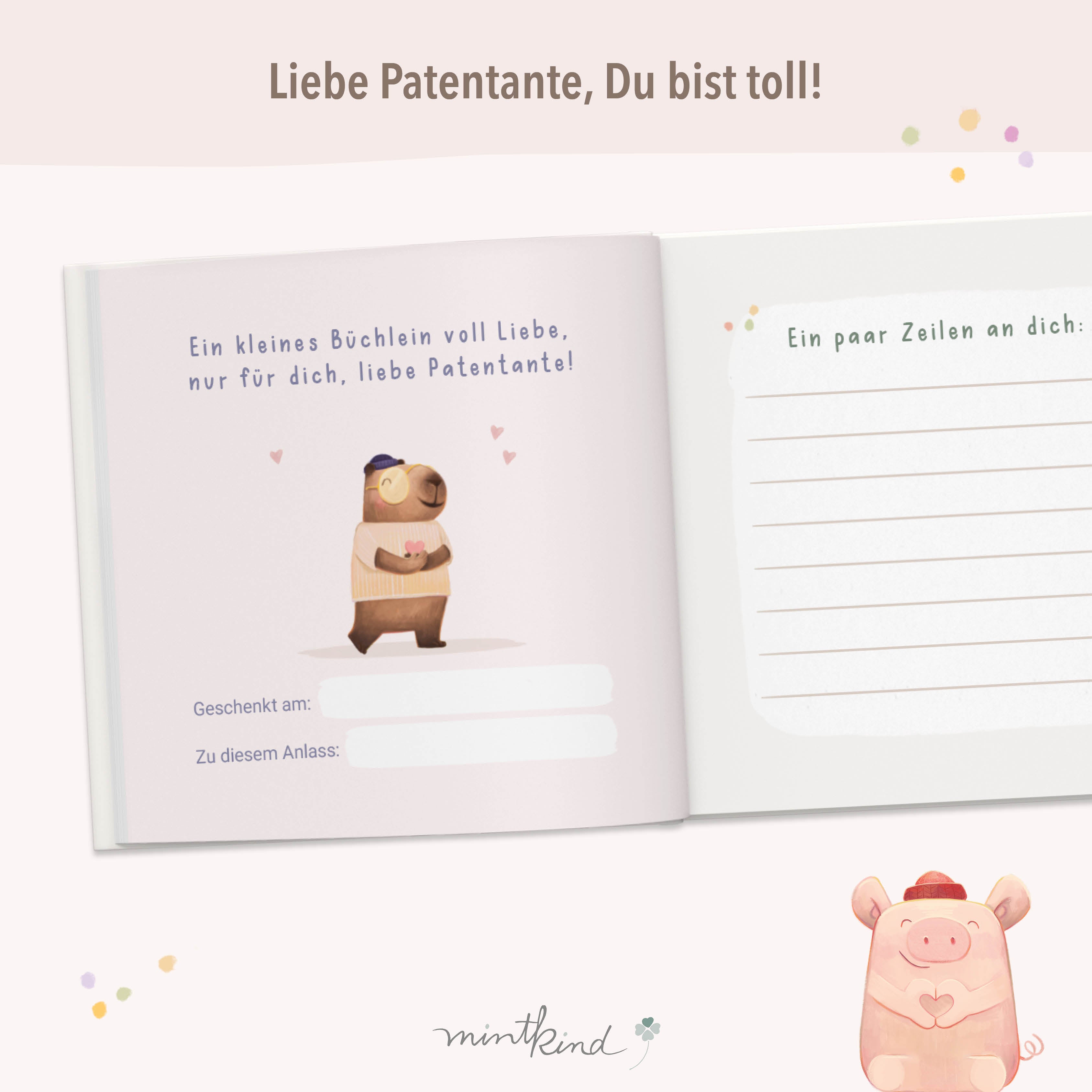 Geschenkbuch Patentante Erinnerung 
