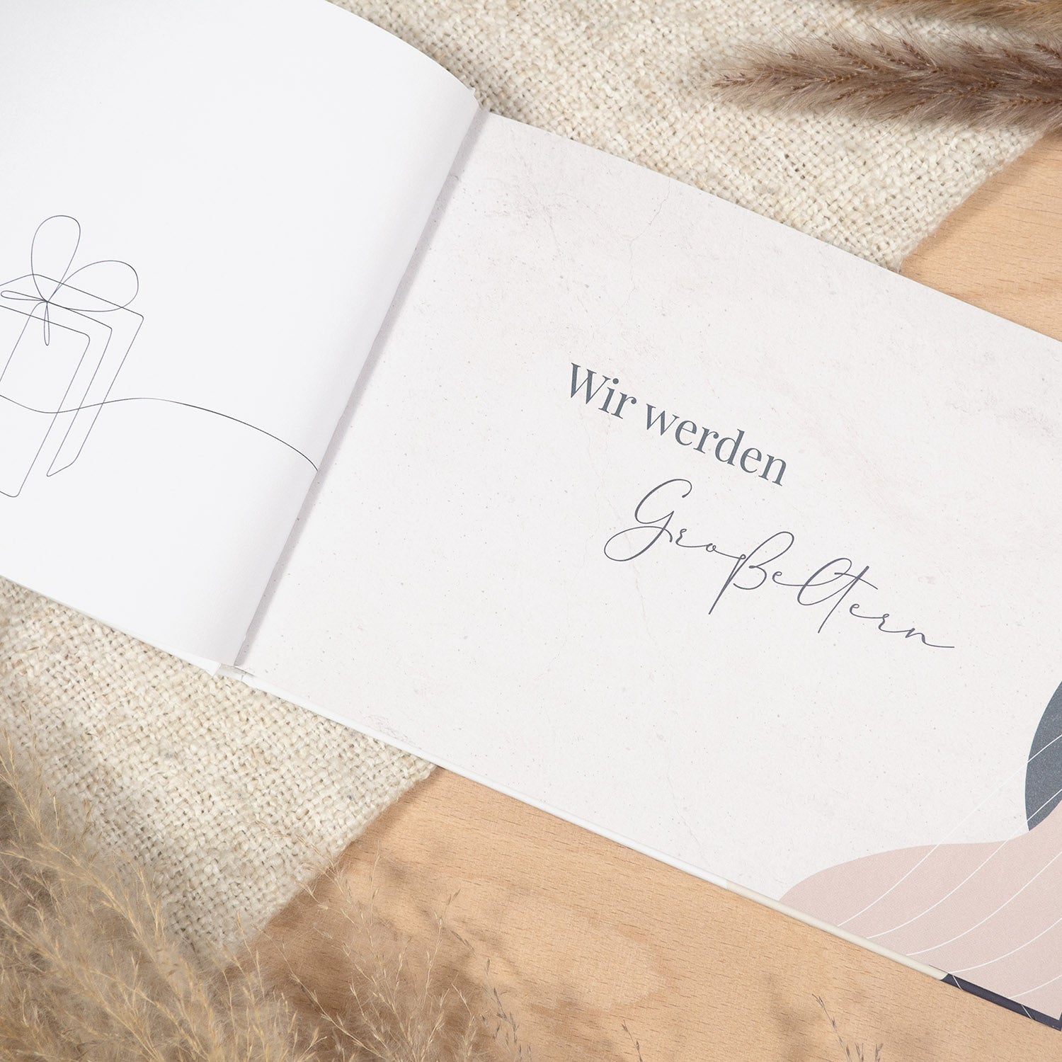 Geschenk werdende Großeltern