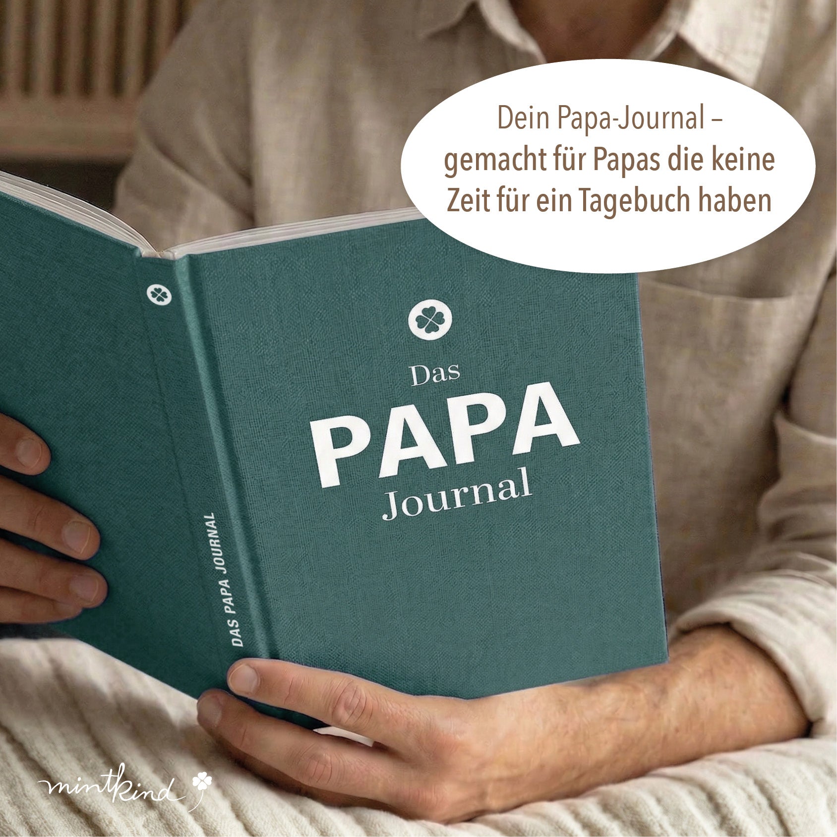 Papa Journal – Tagebuch für Papas - Grün