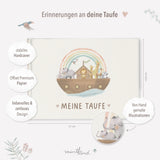 Erinnerungsbuch Taufbuch Arche Beige