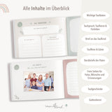 Erinnerungsbuch Taufbuch rosa