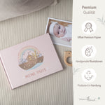 Erinnerungsbuch Taufbuch Arche Rosa
