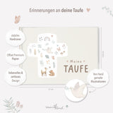 Erinnerungsbuch Taufe beige