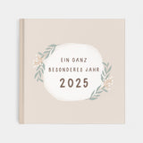 Jahrbuch 2025 Beige Erinnerungen zum Ausfüllen