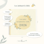 Jahrbuch 2026 Butteryellow Gelb Erinnerunegn Zum Ausfüllen