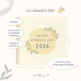 Jahrbuch 2026 Butteryellow Gelb Erinnerunegn Zum Ausfüllen