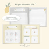 Jahrbuch 2026 Butteryellow Gelb Erinnerunegn Zum Ausfüllen