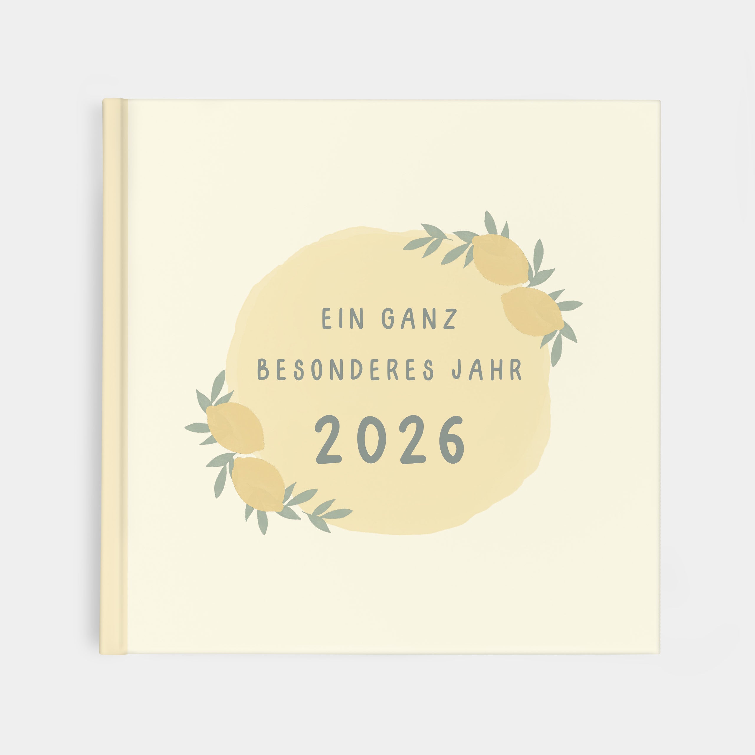 Jahrbuch 2026 Butteryellow Gelb Erinnerunegn Zum Ausfüllen