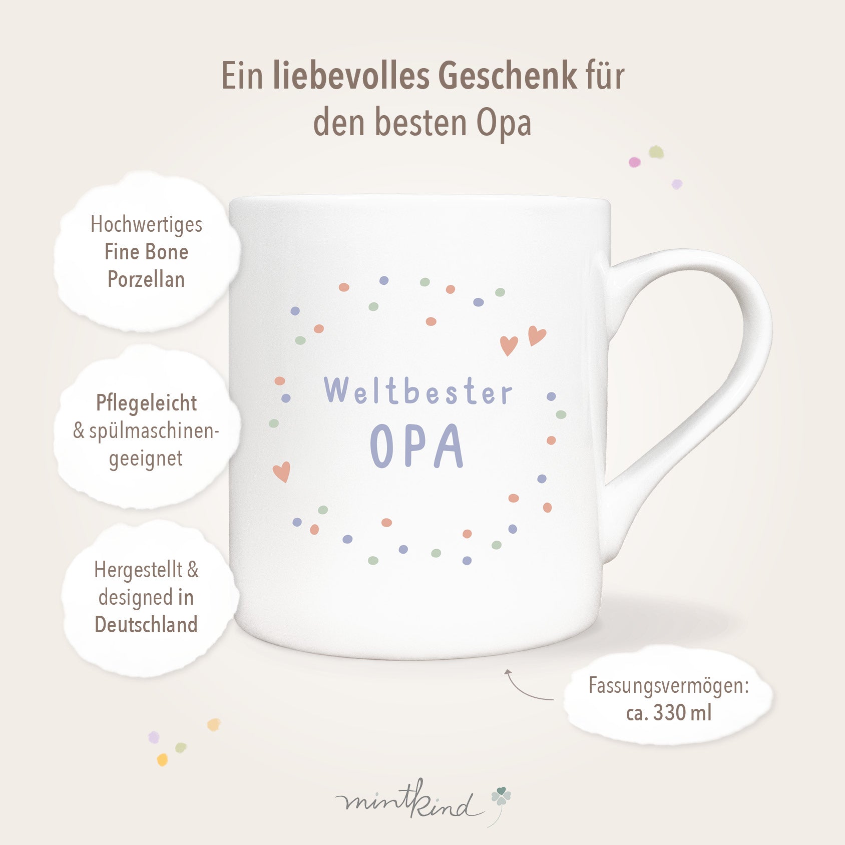 Geschenk-Tassen ♡ für Herzensmenschen