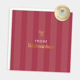 Weihnachtskarte "Frohe Weihnachten"