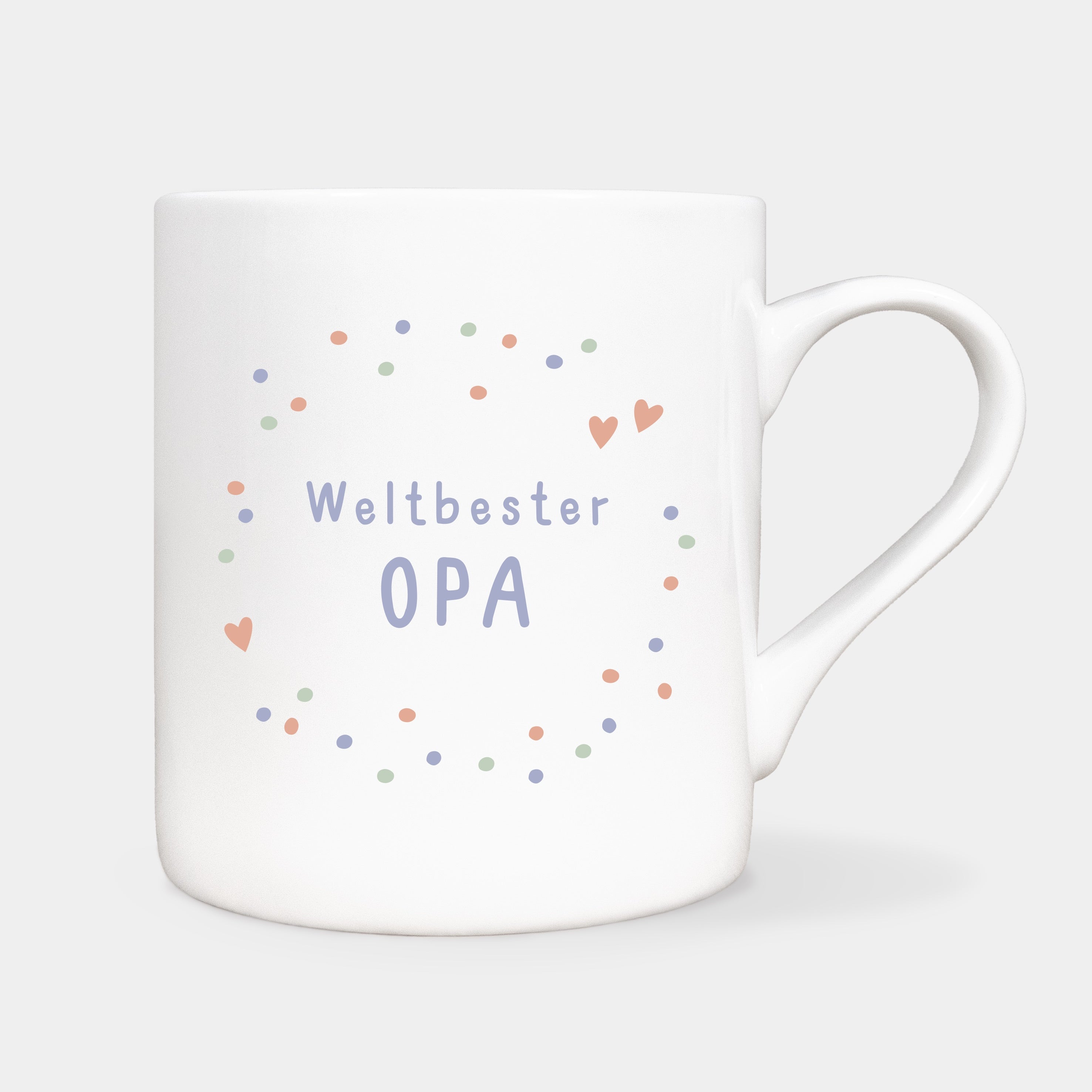 Opa-Tasse ♡ im Konfetti-Design