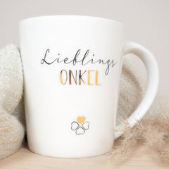 Porzellan Becher "Lieblings Onkel"