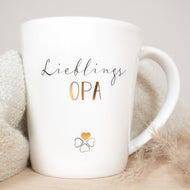 Porzellan Becher "Lieblingsopa"