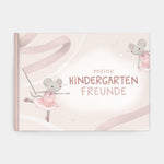 Freundebuch mit Ballerina Motiv