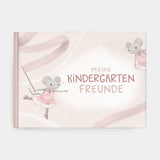 Freundebuch mit Ballerina Motiv