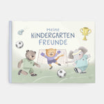 Kindergarten-Freundebuch im Fußball-Design