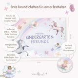 Freundebuch im Einhorn-Design türkis 