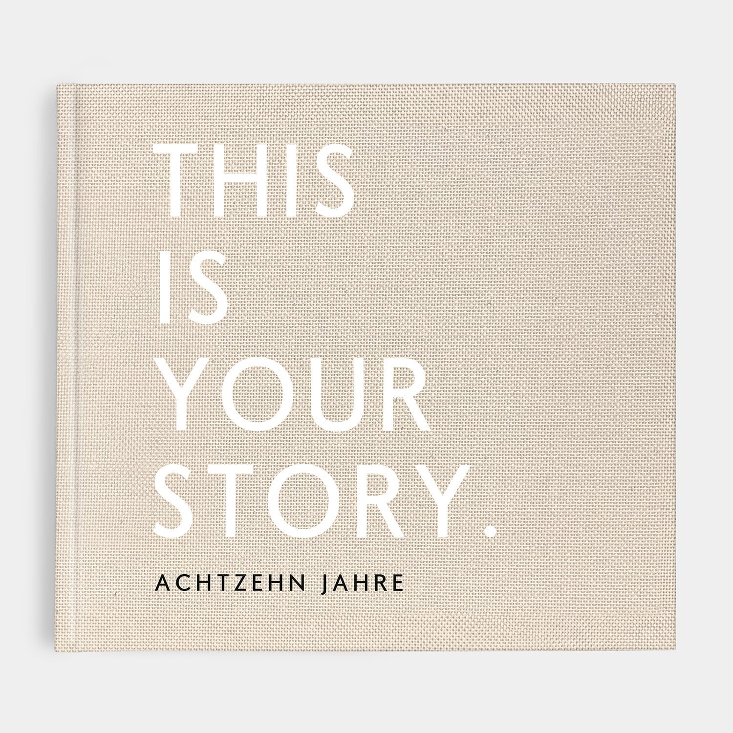 Erinnerungsbuch Beige