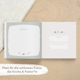 Gästebuch Kommunion beige tiere