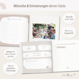 Gästebuch Kommunion Blau land