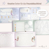 Freundschaftsbuch mit Meerjungfrauen