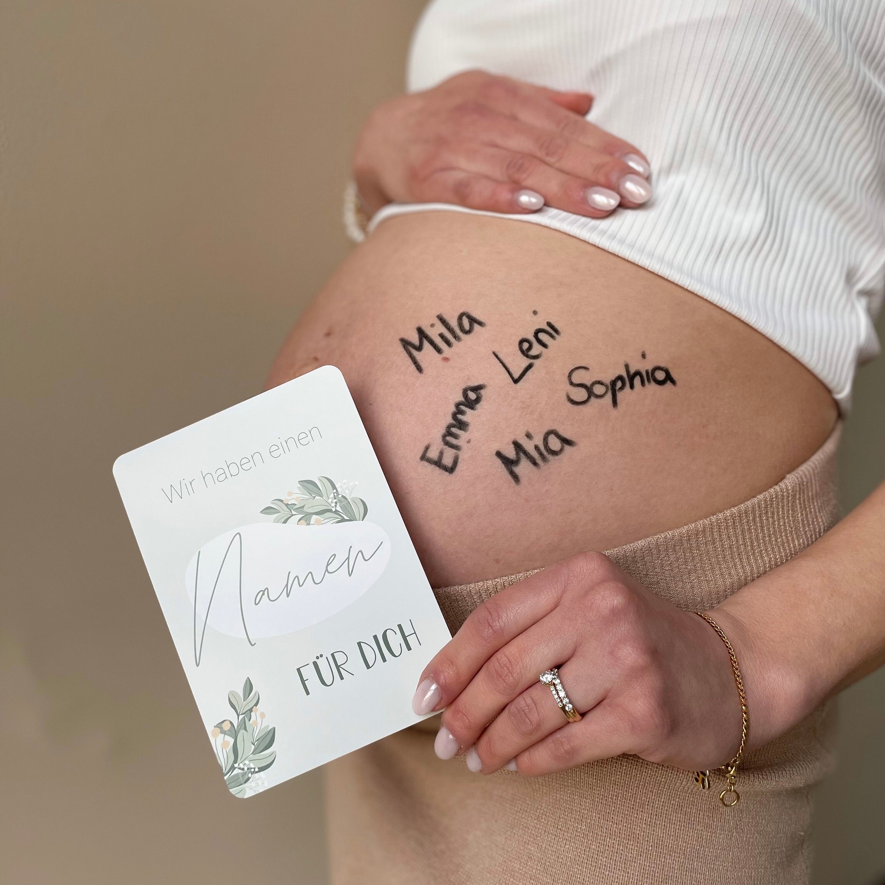 Meilensteinkarten Schwangerschaft Blau