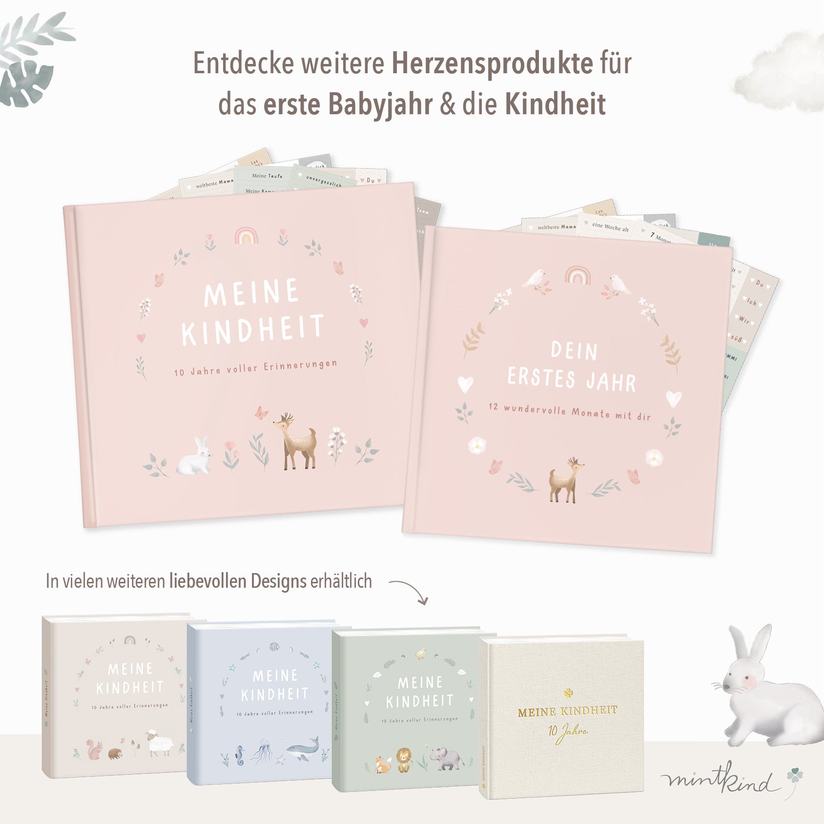 Erinnerungsalbum Meine Kindheit Blumen