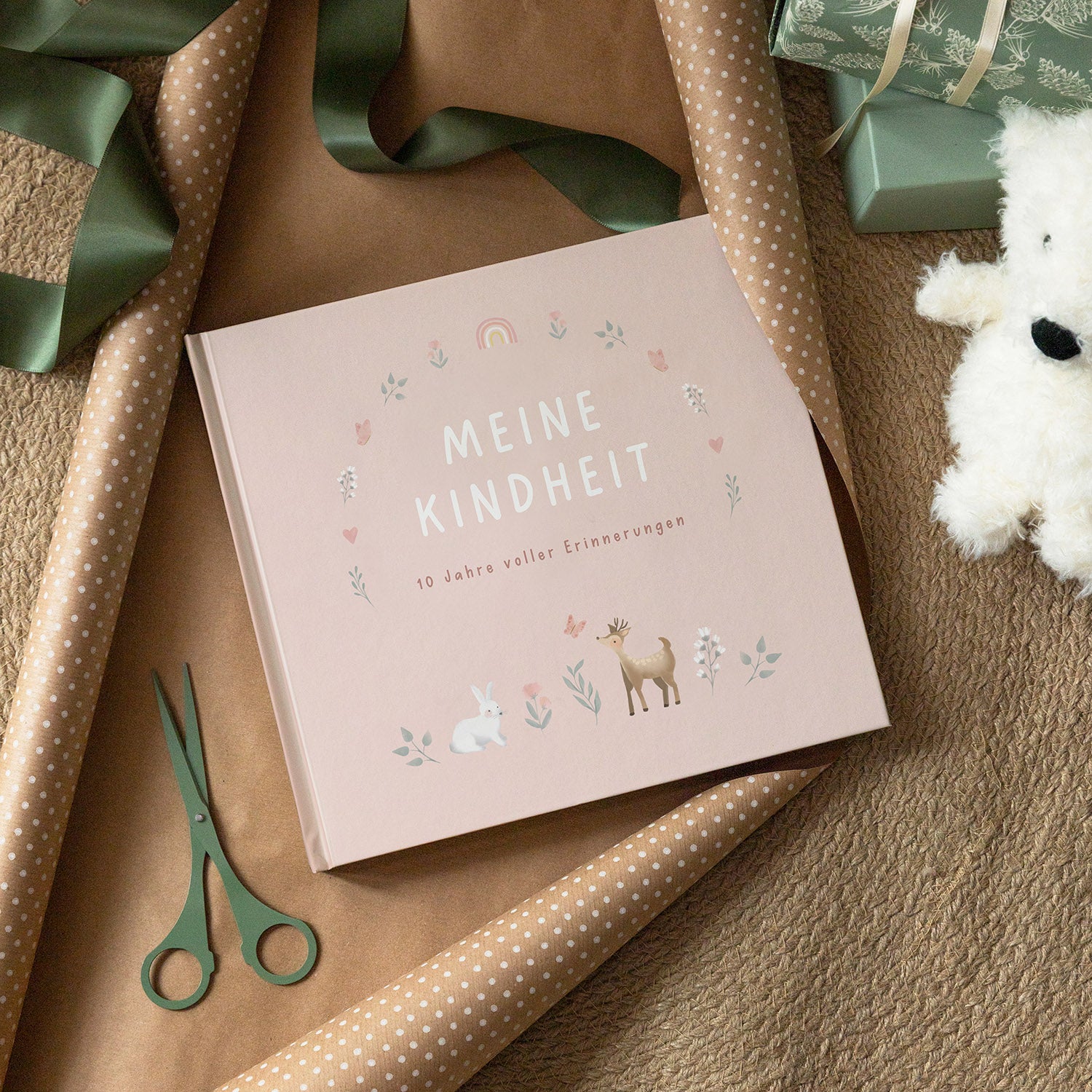 Erinnerungsalbum Meine Kindheit Blumen