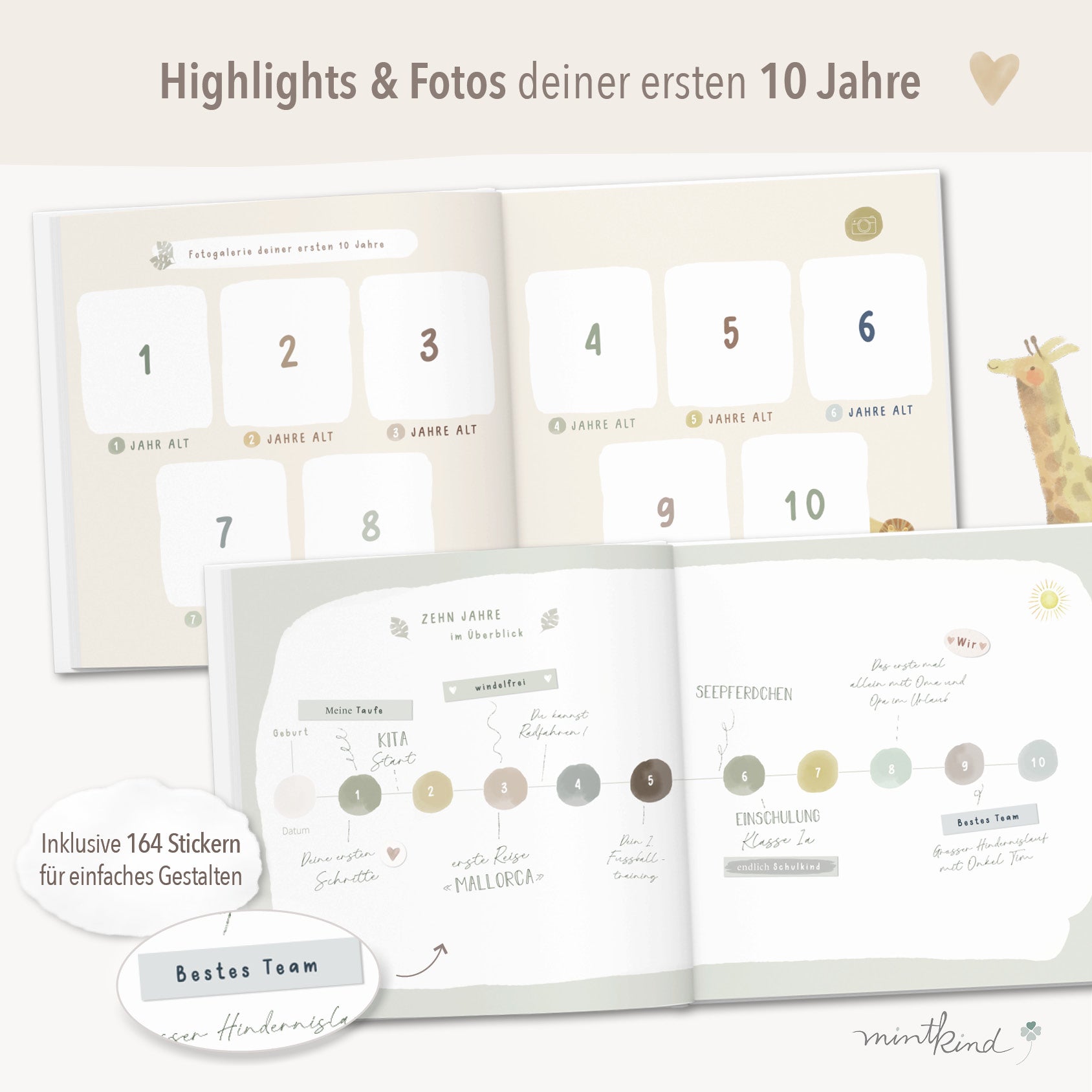 Erinnerungsalbum Meine Kindheit Salbei