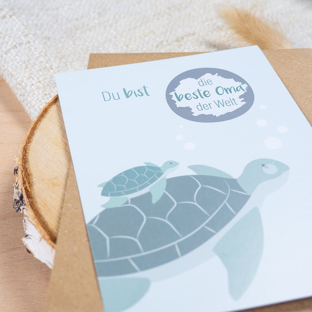 Rubbelkarte "Du bist die beste Oma der Welt"