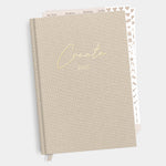 Planer Buchkalender 2027 Linnen Beige