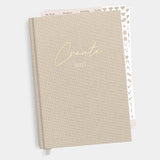 Planer Buchkalender 2027 Linnen Beige