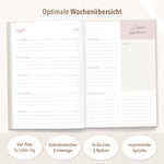 Planer Buchkalender 2027 Rose