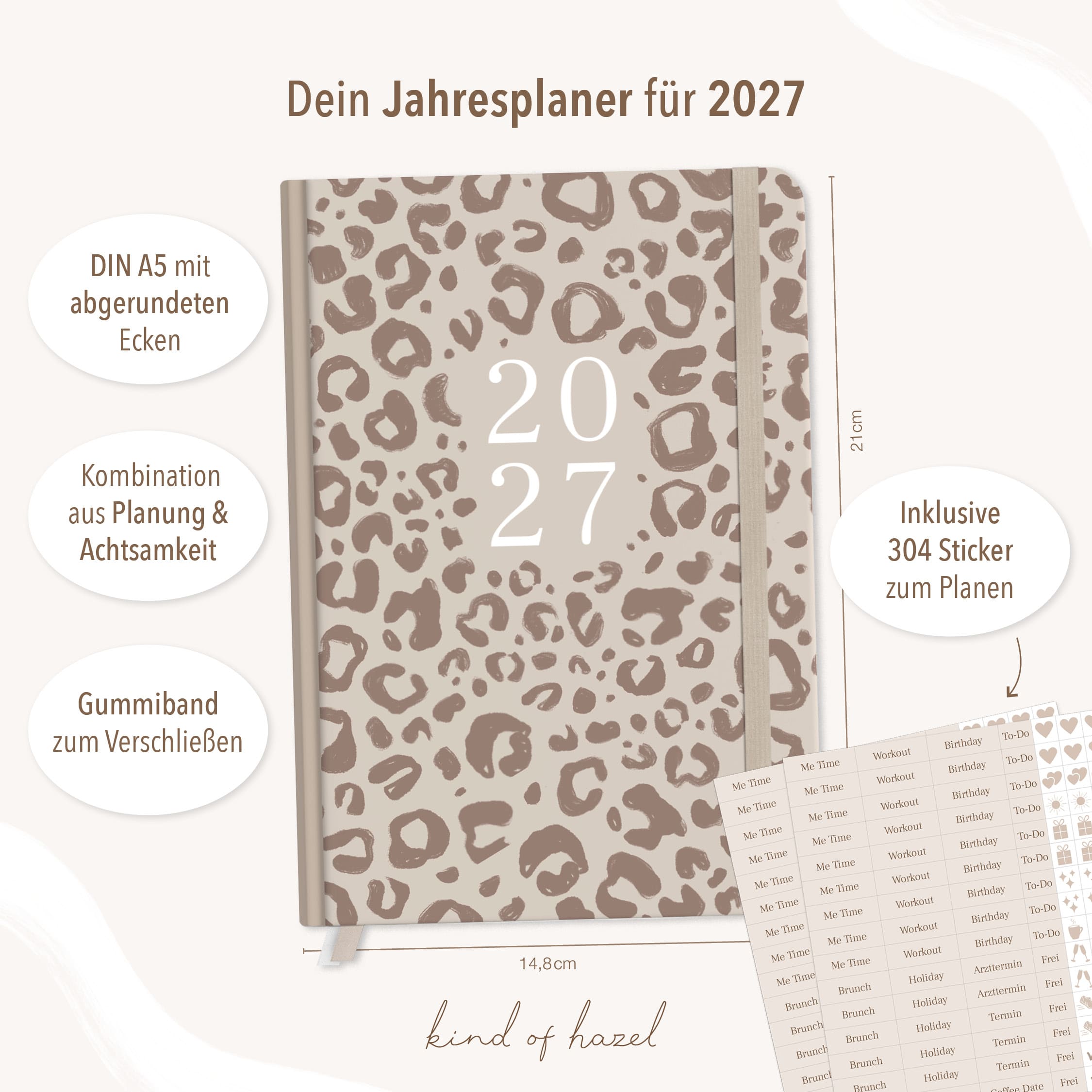 Planer Buchkalender 2027 Leo